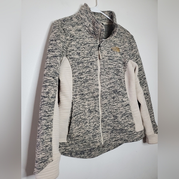 Women's The North Face Indi 2 Jacket Heathered Biscotti Tan Size Medium - Picture 4 of 15